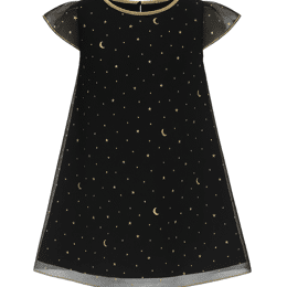 Robe noire étoilée Nout