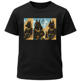 T-shirt noir Anubis music mood