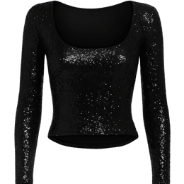 Top sequin manches longue - Hathor