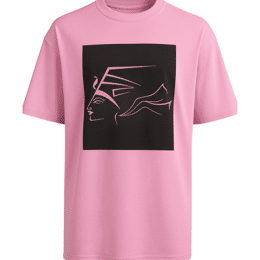 T-shirt rose logo noir - Tadoupika