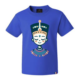 T-shirt bleu Miss Néfertiti