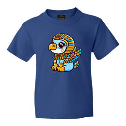 T-shirt bleu Petit Horus