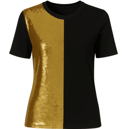 Top noir – Sequins dorés Dark Gizeh