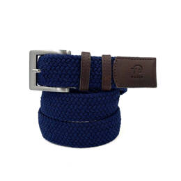 Ceinture Tressée marine