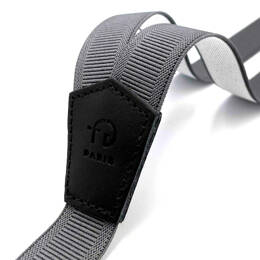 Bretelles fines gris orage