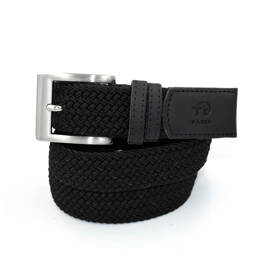 Ceinture Tressée noire