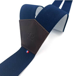 Bretelles larges bleu marine