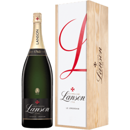 Jéroboam - Champagne Lanson - Le Black Création - Caisse Bois