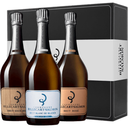 Champagne Billecart Salmon - Coffret Exception - 3 Bouteilles