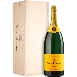 Mathusalem - Champagne Veuve Clicquot - Brut Carte Jaune -  Caisse Bois
