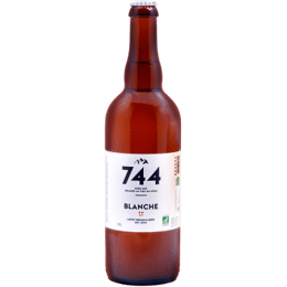 Bière blanche 75cl - Brasserie 744