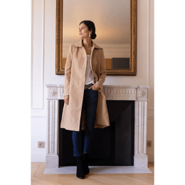Manteau laine mi long femme deals